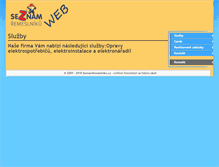 Tablet Screenshot of elektroopravy.seznamremeslniku.cz
